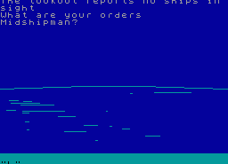Игра Ship of the Line (ZX Spectrum)