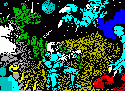 Игра Sideral War (ZX Spectrum)