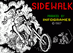 Игра Sidewalk (ZX Spectrum)