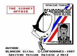 Игра Sidney Affair, The (ZX Spectrum)