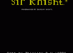 Игра Sir Knight (ZX Spectrum)