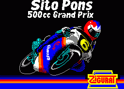 Игра Sito Pons 500cc Grand Prix (ZX Spectrum)