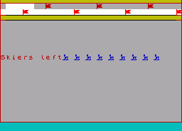 Игра Ski Run (ZX Spectrum)