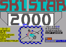 Игра Ski Star 2000 (ZX Spectrum)