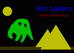 Игра Sky Spiders (ZX Spectrum)