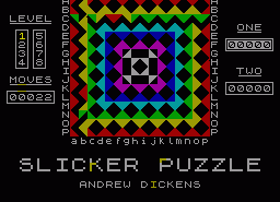 Игра Slicker Puzzle (ZX Spectrum)