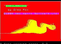 Игра Snail-Racing (ZX Spectrum)