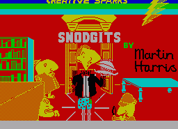 Игра Snodgits (ZX Spectrum)