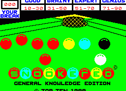 Игра Snookered (ZX Spectrum)