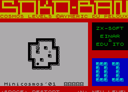 Игра SOKO-BAN+ COSMOS (ZX Spectrum)