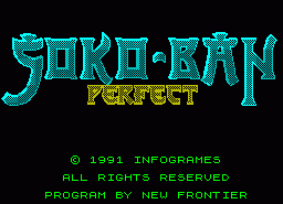 Игра Sokoban Perfect (ZX Spectrum)