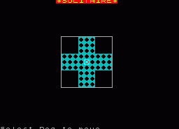 Игра Solitaire [2] (ZX Spectrum)