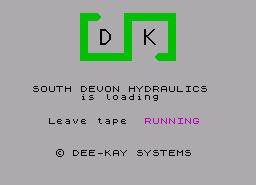 Игра South Devon Hydraulics (ZX Spectrum)