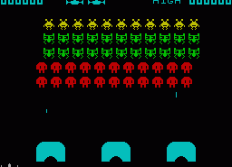 Игра Space Evaders (ZX Spectrum)