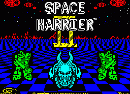 Игра Space Harrier II (ZX Spectrum)
