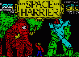 Игра Space Harrier (ZX Spectrum)