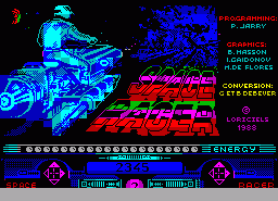 Игра Space Racer (ZX Spectrum)