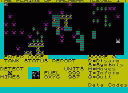 Игра Space Wreck (ZX Spectrum)