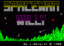 Игра Spaceman Willy (ZX Spectrum)