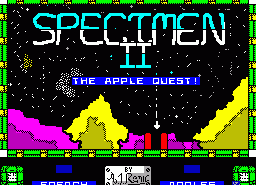 Игра Specimen II: The Apple Quest (ZX Spectrum)