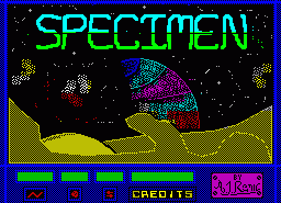 Игра Specimen (ZX Spectrum)