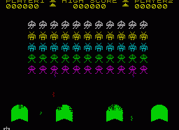 Игра Spectral Invaders (ZX Spectrum)