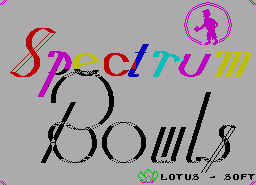 Игра Spectrum Bowls (ZX Spectrum)
