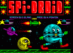 Игра Spi-Droid (ZX Spectrum)