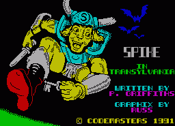 Игра Spike in Transylvania (ZX Spectrum)
