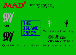 Игра Spy vs Spy II: The Island Caper (ZX Spectrum)