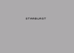Игра Starburst (ZX Spectrum)
