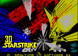 Игра Starstrike, 3D (ZX Spectrum)