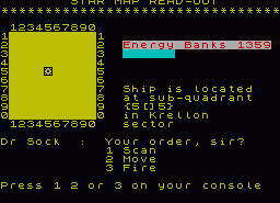 Игра Stellar Probe (ZX Spectrum)