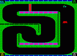Игра Stock Cars II, 3D (ZX Spectrum)