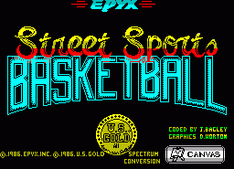 Игра Street Sports Basketball (ZX Spectrum)