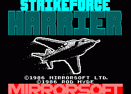 Игра Strike Force Harrier (ZX Spectrum)