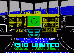 Игра Sub Hunter (ZX Spectrum)