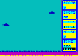 Игра Submarine Patrol (ZX Spectrum)