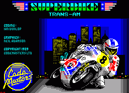 Игра Super Bike TransAm (ZX Spectrum)