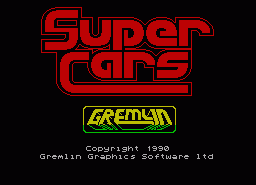 Игра Super Cars (ZX Spectrum)