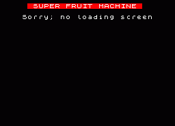 Игра Super Fruit Machine (ZX Spectrum)