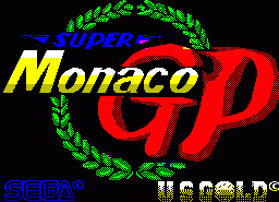 Игра Super Monaco GP (ZX Spectrum)