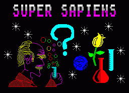 Игра Super Sapiens (ZX Spectrum)