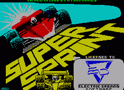 Игра Super Sprint (ZX Spectrum)