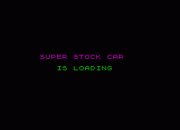 Игра Super Stock Car (ZX Spectrum)