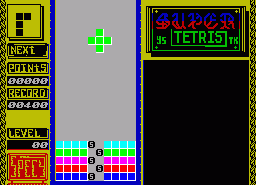 Игра Super Tetris (ZX Spectrum)