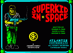 Игра Superkid in Space (ZX Spectrum)