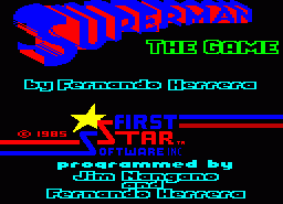 Игра Superman: The Game (ZX Spectrum)