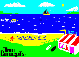 Игра SurfChamp (ZX Spectrum)