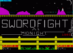 Игра Swordfight (ZX Spectrum)